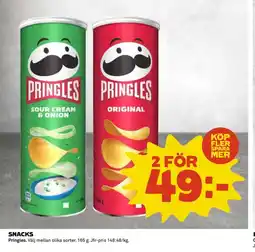 Coop PRINGLES Snacks erbjuda