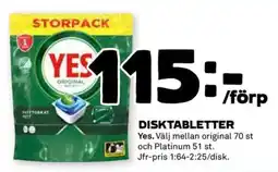 Coop YES Disktabletter erbjuda