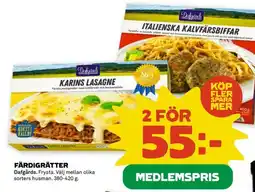 Coop DAFGÅRDS Färdigrätter erbjuda