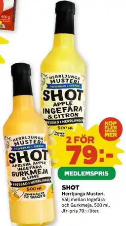 Coop HERRLJUNGA MUSTERI Shot erbjuda