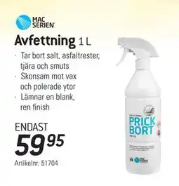 thansen Avfettning, SEK 59.95 erbjuda