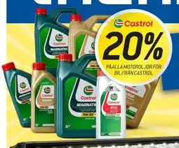 thansen 20% PÅ ALLA MOTOROLJOR FÖR BIL FRÅN CASTROL erbjuda