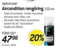 thansen Aircondition rengöring, SEK 47.96 erbjuda