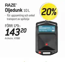 thansen Oljedunk, SEK 143.2 erbjuda