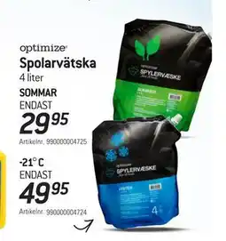 thansen Spolarvätska erbjuda