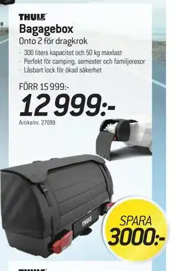 thansen Bagagebox, SEK 12999 erbjuda