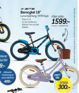 thansen Barncykel 18, SEK 1599 erbjuda