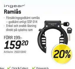 thansen Ramlås, SEK 159.2 erbjuda