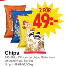 Matöppet Chips, SEK 49 erbjuda