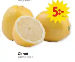 Matöppet Citron, SEK 5 erbjuda