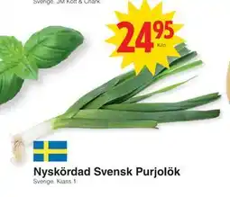 Matöppet Nyskördad Svensk Purjolök, SEK 24.95 erbjuda