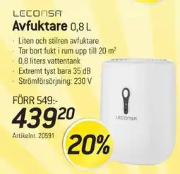 thansen Avfuktare, SEK 439.2 erbjuda