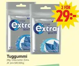 Matöppet Tuggummi, SEK 29 erbjuda