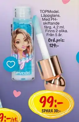 Leklust TOPModel. Läppglans, SEK 99 erbjuda