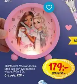 Leklust TOPModel. Väckarklocka, SEK 179 erbjuda
