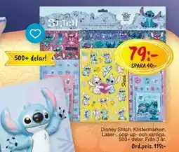 Leklust Disney Stitch. Klistermärken, SEK 79 erbjuda