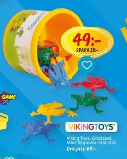 Leklust Viking Toys Grodspel, SEK 49 erbjuda