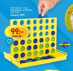 Leklust Vini-Game, SEK 99 erbjuda