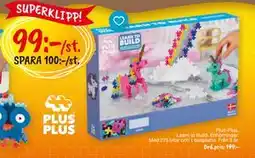 Leklust Plus-Plus, SEK 99 erbjuda