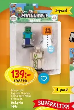 Leklust Minecraft. Figurer, SEK 139 erbjuda