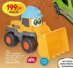 Leklust ABC. Volvo Hjullastare, SEK 199 erbjuda
