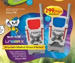 Leklust Laser X Walkie Talkies, SEK 299 erbjuda