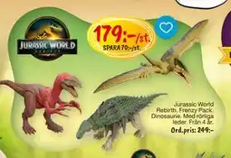Leklust Jurassic World Rebirth. Frenzy Pack. Dinosaurie, SEK 179 erbjuda
