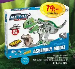Leklust Byggsats Dino. I metall, SEK 79 erbjuda