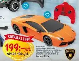 Leklust Radiostyrd Lamborghini Aventador, SEK 199 erbjuda