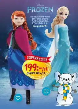 Leklust Disney Frozen. Anna elller Elsa, SEK 199 erbjuda