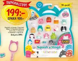 Leklust Squish-a-longs. Figurset, SEK 199 erbjuda