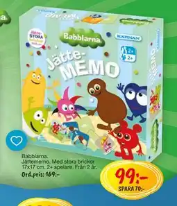 Leklust Jättememo, SEK 99 erbjuda