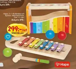Leklust Hape 2-i-1 Bultbräda och Xylofon, SEK 299 erbjuda