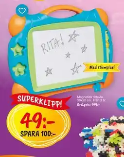 Leklust Magnetisk rittavla, SEK 49 erbjuda