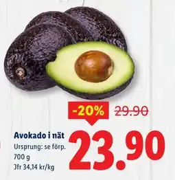 Lidl Avokado i nät, SEK 23.9 erbjuda