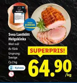 Lidl Svea Lantkött Helgskinka, SEK 64.9 erbjuda