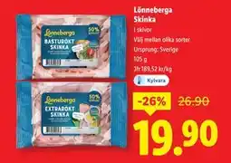 Lidl Lönneberga Skinka, SEK 84.9 erbjuda