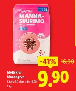 Lidl Myllykivi Mannagryn, SEK 9.9 erbjuda