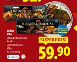 Lidl Jojjen Ribs, SEK 59.9 erbjuda