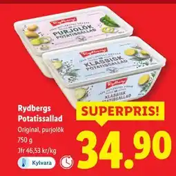 Lidl Rydbergs Potatissallad, SEK 34.9 erbjuda