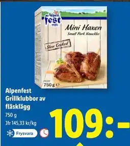Lidl Alpenfest Grillklubbor av fläsklägg, SEK 109 erbjuda