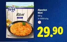 Lidl Alpenfest Rösti, SEK 29.9 erbjuda