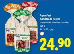 Lidl Alpenfest Kanderade nötter, SEK 24.9 erbjuda