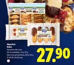 Lidl Alpenfest Kakor erbjuda