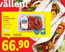 Lidl Matriket Strimlad kycklingbröstfilé, SEK 66.9 erbjuda