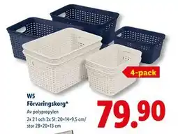 Lidl W5 Förvaringskorg*, SEK 79.9 erbjuda
