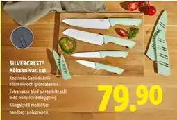 Lidl SILVERCREST Köksknivar, set, SEK 79.9 erbjuda