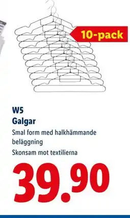 Lidl W5 Galgar, SEK 39.9 erbjuda