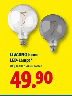 Lidl LIVARNO home LED-Lampa, SEK 49.9 erbjuda