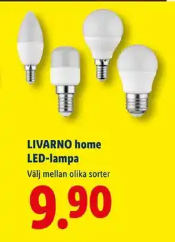 Lidl LIVARNO home LED-lampa, SEK 9.9 erbjuda